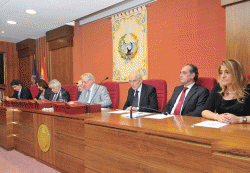 Imagen de la entrega de las Medallas del Colegio de Ingenieros de Caminos