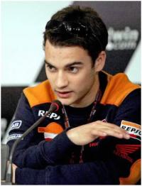 Dani Pedrosa, en el circuito de Jerez