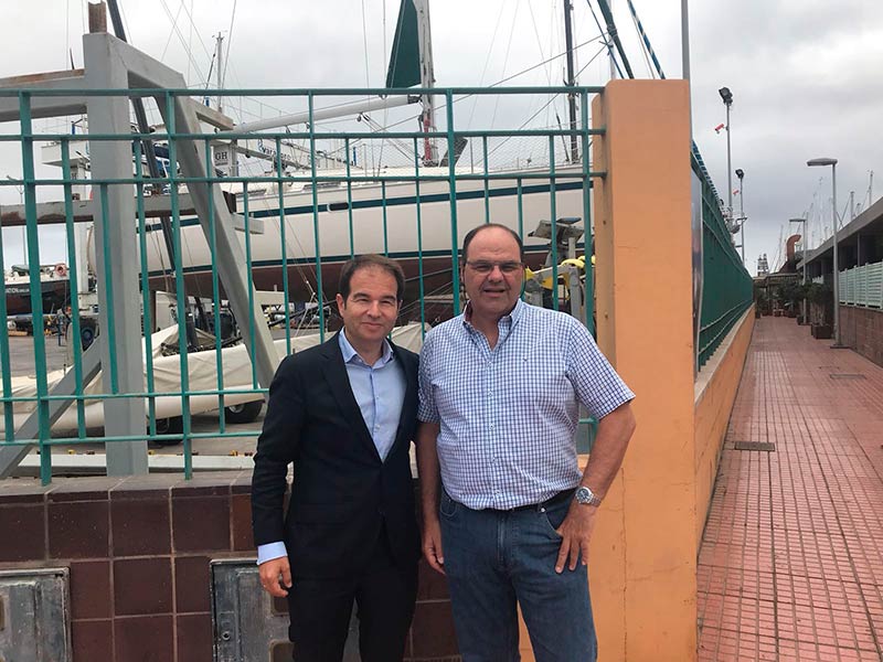 Carlos Sanlorenzo, secretario general de ANEN, y Gustavo J...