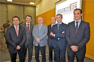 David Rodrguez, Director General Comercial de Grupo TPI; Jos Luis Prado, Consejero Delegado de Grupo TPI; Juan Lazcano, Presidente de CNC...