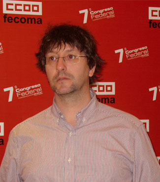 Santiago Cubero, secretario de Salud Laboral y Medio Ambiente de Fecoma-CC OO