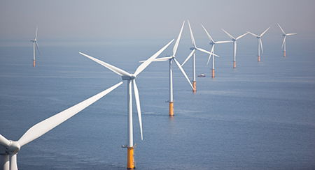 Estas turbinas de viento marinas pueden resistir el oleaje sin volcarse
