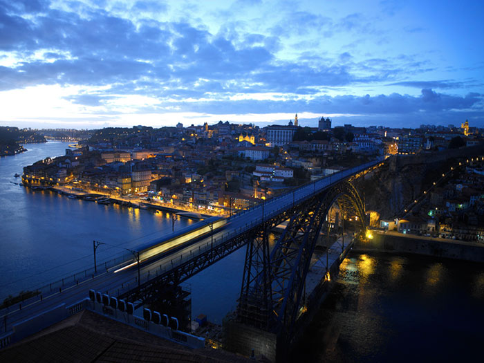 Vista general de Oporto
