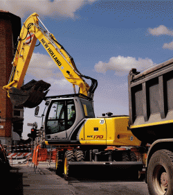 Excavadora de ruedas New Holland