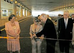 Rita Barber�, Alcaldesa de Valencia, Inmaculada Rodr�guez-Pi�ero, Secretaria General de Infraestructuras del Ministerio de Fomento y Ricardo Peralta...