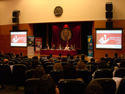 El Aula Magna de la Universidad Carlos III acogi la jornada tcnica sobre prevencin
