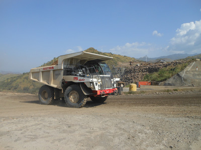 Allison equipa Dumpers Astra en la presa mas grande de frica