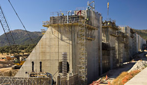 Doka aporta soluciones de encofrado en la construcci�n de la Presa del B�rdalo, en C�ceres