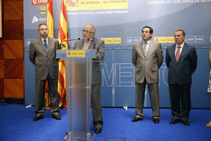V�ctor Morl�n, Secretario de Estado de Planificaci�n e Infraestructuras del Ministerio de Fomento...