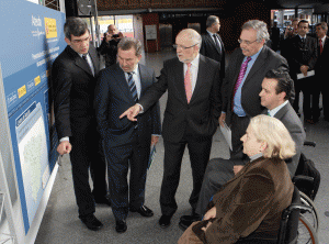 Presentacin del nuevo punto de informacin para minusvlidos de Puerta de Atocha