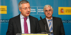 Jos Blanco, Ministro de Fomento, y Jos Mara Barreda, Presidente de Castilla La Mancha