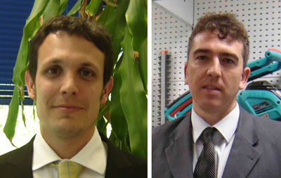 From left to right: Albert Grifol and Jorge Gmez come to strengthen the Department of sales in the Consumer Division of the company...