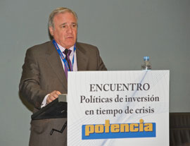 Juan Lazcano en los IV Premios Potencia