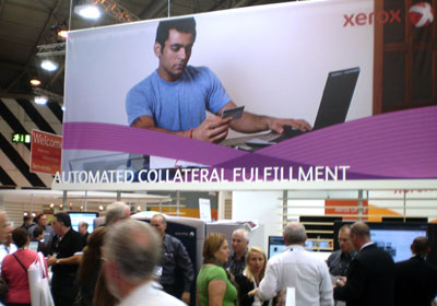 El stand de Xerox en Ipex 2010