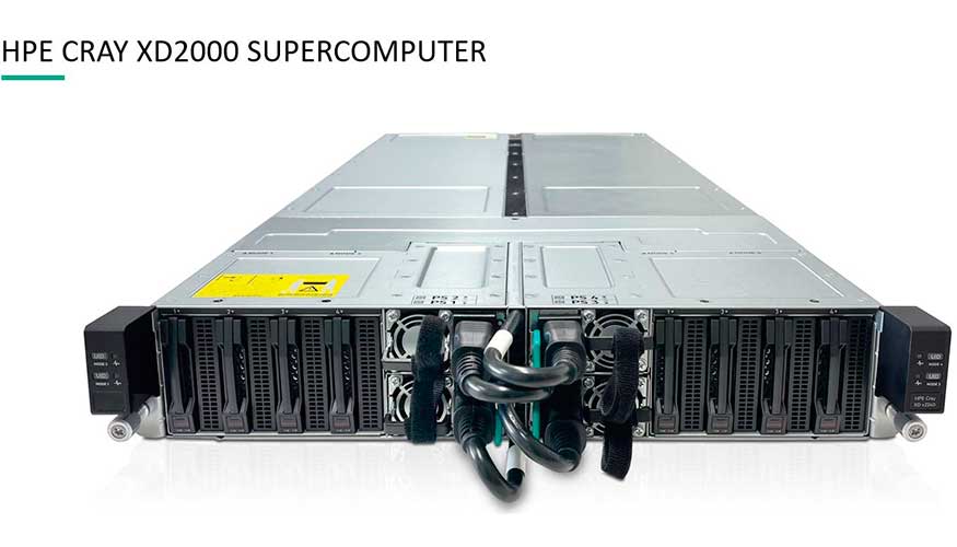 Los HPE Cray XD2000 son servidores altamente densos y construidos especficamente que han sido diseados integrando los porfolios de HPE y Cray...