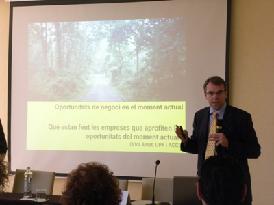 Oriol Amat imparti una leccin magistral sobre cmo triunfar en pocas de crisis