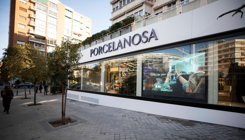 La nueva tienda de Porcelanosa completa la presencia del grupo en Madrid