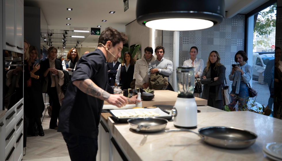 Los actos de inauguracin incluyeron showcooking como el de Chef Bosquet