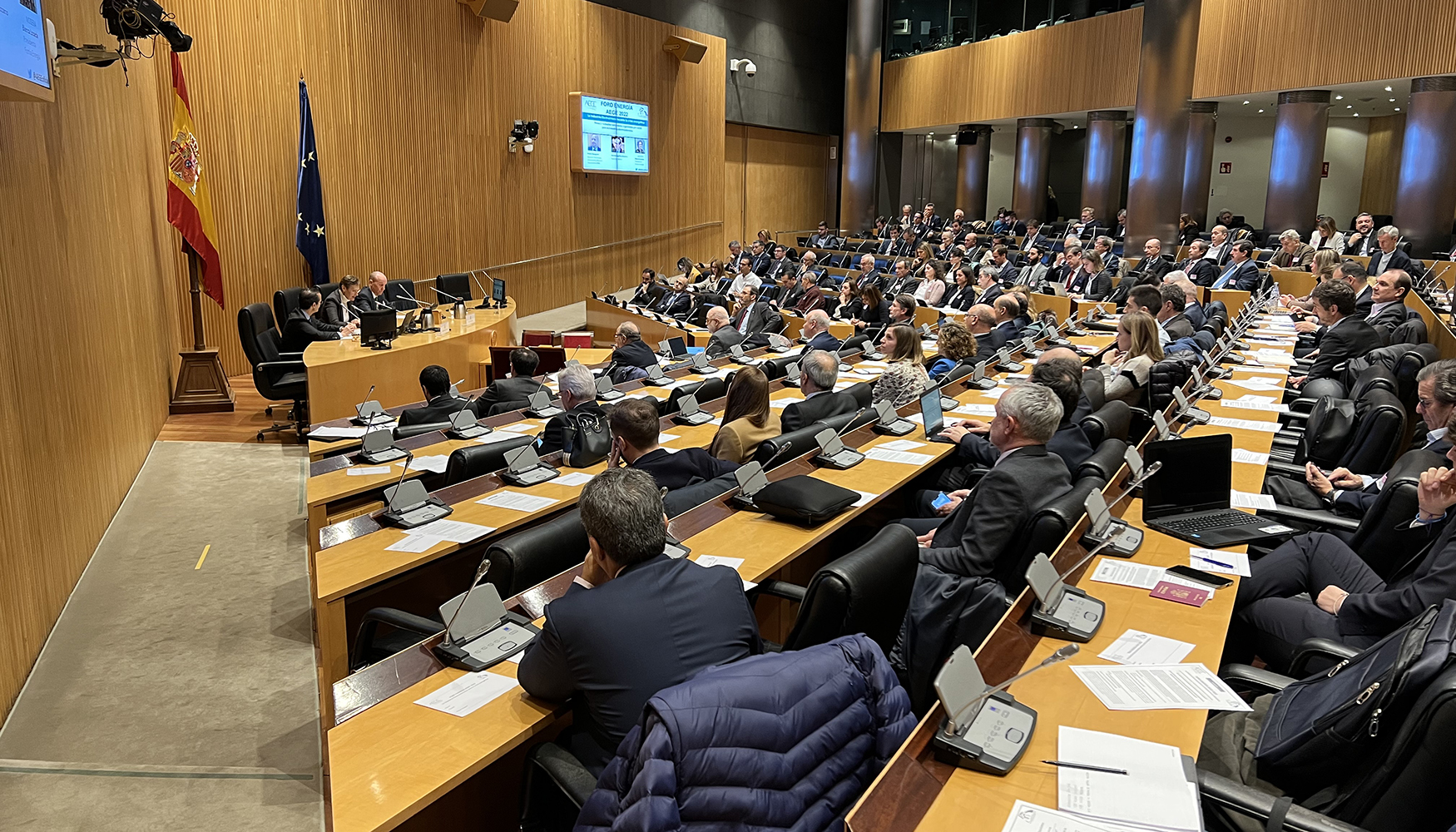 Pedro Basagoiti, director de Tecnolog�a, Innovaci�n y Nuevos Desarrollos de OMIE, y Hermenegildo Altozano, socio de Bird&Bird...
