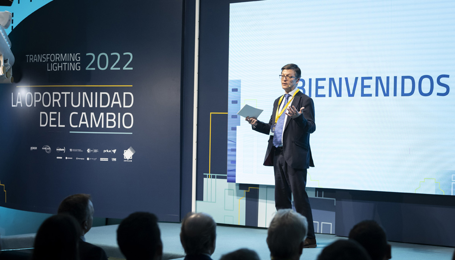 La inauguración de Transforming Lighting 2022 corrió a cargo de José Antonio Martínez Páramo...