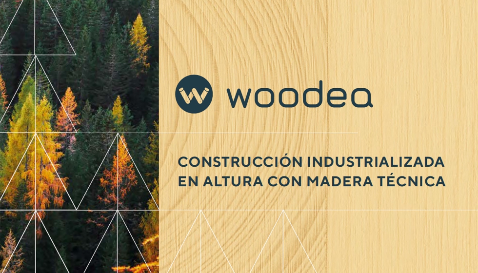 Portada del informe de Woodea Construccin industrializada en altura con madera tcnica