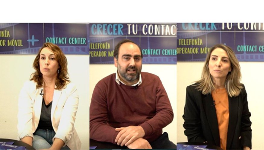 Aitana Arias, CMO de ICR Evolution, Jaime Rodrguez, Sales Director de TrueIT Systems y Elena Morn...