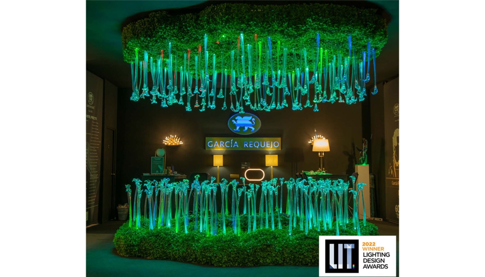 Las calas de Arum Lily han merecido un LIT en la categor�a de �Artisan Glass Blown Lighting�