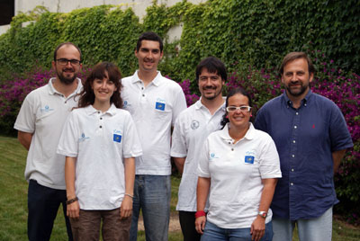 El equipo de la Unidad de Mecanizacin Agraria de la Escuela Superior de Agricultura de Barcelona de la UPC...