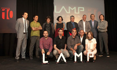 Ferran Cusid junto a los miembros del jurado y a los premiados