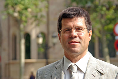 The re-elected President of the Gremi d'rids de Catalunya, Joaquim Roca