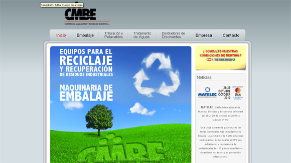 Nueva web de CMBE