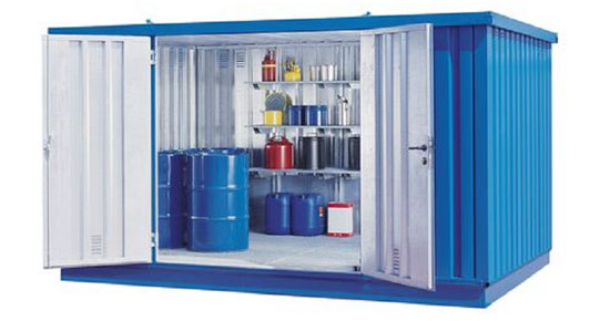 Prefabricated container Denios WHG