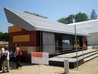 La casa sostenible presentada por la Universidad Politcnica de Madrid en la edicin 2010 del Solar Decathlon