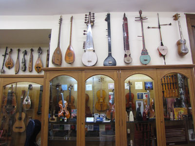 Part of the collection of instruments of Casa Parramon, collected by Ramon Pinto and his wife