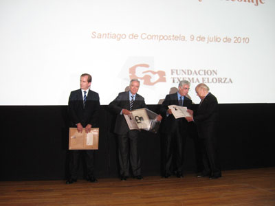 Jordi Pujol, Honorary President of the Foundation and former President of the Generalitat de Catalunya...