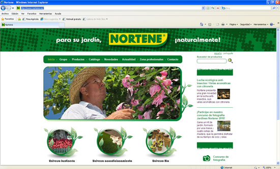 Nuevo website corporativo de Nortene Iberia