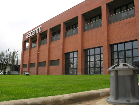 Facade of the headquarters of the private Ascamm Foundation, in Cerdanyola del Valls