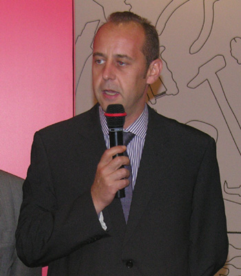 Antonio Chacn, durante la inauguracin oficial del primer Encuentro de Compras Ancofe