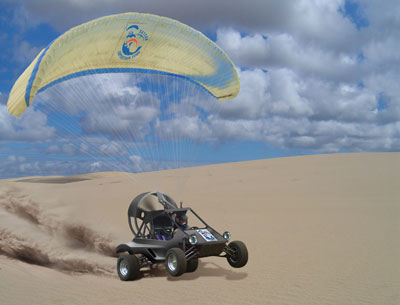 En 42 das el Skycar viaj por Francia, Espaa, Marruecos y luego a travs del Shara por Mauritania y Mali...