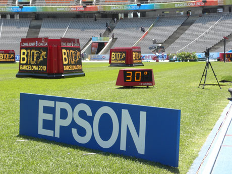 Epson, patrocinador de los Campeonatos de Europa de Atletismo 2010