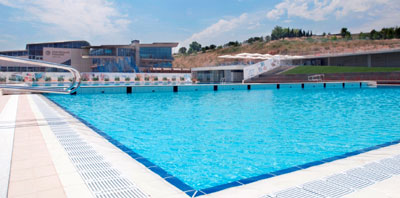 View of the pool of AstralPool installed in the Club Nataci Sabadell