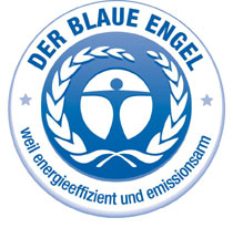 Logotipo de sostenibilidad &quote;ngel Azul&quote;