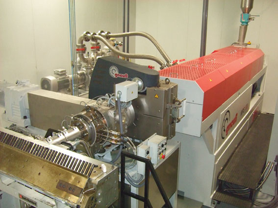 Line of blade thermoformed of 1000 kg/hour