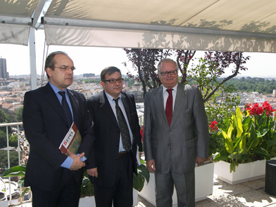 Momento de la rueda de prensa de presentacin en sociedad de Sepel en el Club Financiero Gnova de Madrid