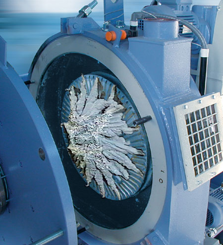 The compactor of HV plastic disc
