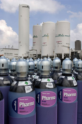 El dixido de carbono incluido en la gama de gases comprimidos Pharma de Carburos Metlicos