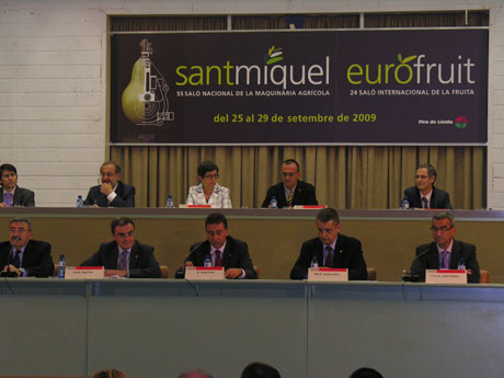 The technical seminars are inseparable from the programming of Sant Miquel and Eurofruit element