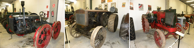 Motores, ruedas, formas... cada tractor tiene una historia por s mismo, como el Eagle H-40 (a la derecha) de 1925