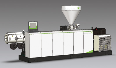 The new series of extrusion machines of double spindle that offers an ouput of a 25% increase
