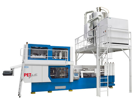 The 2000 Netstal PET-Line offers an excellent production